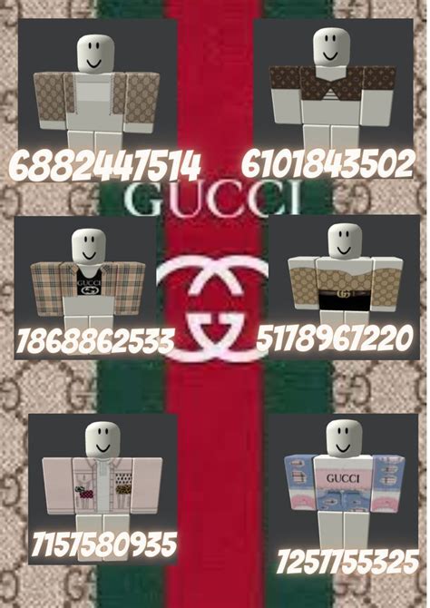 types of free gucci on roblox|roblox gucci outfits.